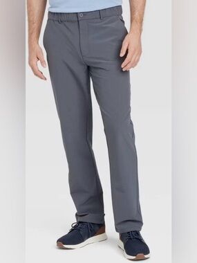 NWT Goodfellow Relaxed Travel Tech Trouser Gray UPF 50+ Wrinkle Resistant XXL